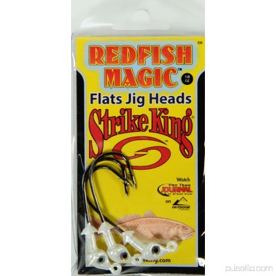 Strike King Flat's Jig Head, Pearl 004556940